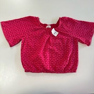 Crewcuts Fuchsia Floral Top